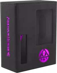 Ilustracja produktu Gamegenic: Arkham Horror - Investigator Deck Tome -  Pudełko na Karty - Mystic (Black-Purple)