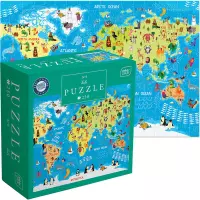 Ilustracja Interdruk Puzzle 250 el. Kids 5 World Map 368966