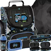 Ilustracja produktu Paso Zestaw Szkolny 5el. Pad Tornister PP25GI-525 + Piórnik PP25GI-013 + Worek PP25GI-712