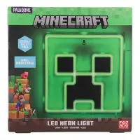 Ilustracja Neonowa Lampka Ścienna Minecraft Creeper