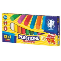 Ilustracja produktu Astra Plastelina Okrągła 12 Kolorów +1 Kolor Gratis 303115007