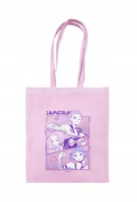 Ilustracja produktu Torba na zakupy K-POP Demon Hunters - różowy