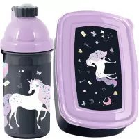 Ilustracja produktu Paso Zestaw Śniadaniowy Jednorożec Chmurka Bidon PP25UO-3021 + Śniadaniówka PP25UO-3022