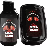 Ilustracja produktu Paso Zestaw Śniadaniowy MMA Club Bidon PP25BO-3030+ Śniadaniówka  PP25BO-3022