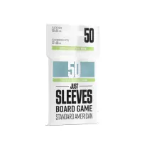 Ilustracja produktu Gamegenic: Just Sleeves - Board Game Sleeves - Koszulki na Karty - 59x91 mm) - 50 sztuk - Clear
