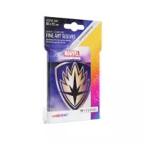 Ilustracja produktu Gamegenic: Marvel Champions Fine Art Sleeves (66 mm x 92 mm) Guardians Logo 50+1 szt.