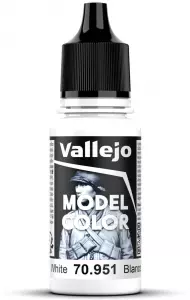 Ilustracja Vallejo: 70.951 - Model Color - White (18 ml)