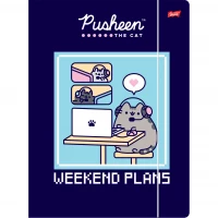Ilustracja Bambino Teczka z Gumką A4 Pusheen Granatowa 644597