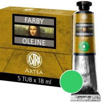 Ilustracja Astra Artea Farby Olejne 5 Tub 18ml Zieleń Veronese'a 83410971
