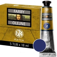 Ilustracja Astra Artea Farby Olejne 5 Tub 18ml Błękit Paryski 83410948
