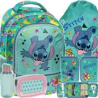 Ilustracja produktu  Paso Zestaw Szkolny 5el. Stitch Plecak DS25DD-260 + Piórnik DS25DD-P001 + Worek DS25DD-712