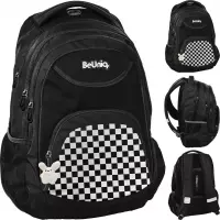 Ilustracja BeUniq Plecak Szkolny Rabbit Check BU26ZJ-2708