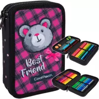 Ilustracja produktu CoolPack Jumper 2 Piórnik Dwukomorowy Z Wyposażeniem Buddy F066959