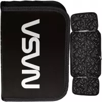 Ilustracja produktu Paso Piórnik Dwuklapkowy bez Wyposażenia Nasa Black PP26NA-P001BW