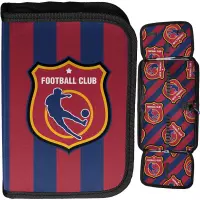 Ilustracja produktu Paso Piórnik Dwuklapkowy bez Wyposażenia Football Club PP26FT-P001BW