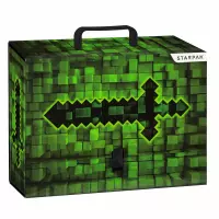 Ilustracja produktu Starpak Teczka z Rączką A4 95mm Pixel Game 559317