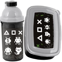 Ilustracja Paso Zestaw Śniadaniowy Gaming Bidon PP23GE-3021 + Śniadaniówka PP23GE-3022
