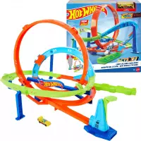 Ilustracja Mattel Hot Wheels Action Zakręcone Tornado Tor Pętla HTK16