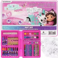 Ilustracja produktu Starpak Zestaw Artystyczny 68 el Koci Domek Gabi 563074