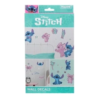 Ilustracja Naklejki Deloracyjne (ścienne) Disney Stitch i Angel - 58 szt.
