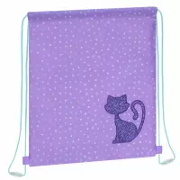 Ilustracja Starpak Worek Szkolny na Obuwie Glitter Cat 576220
