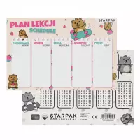 Ilustracja produktu Starpak Plan Lekcji z Tabliczką Mnożenia A5 Kuoka 572479