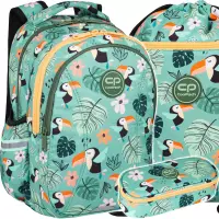 Ilustracja CoolPack Zestaw Szkolny Toucans 3el. Plecak F048662 + Worek F070662 + Piórnik F062662