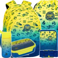 Ilustracja produktu CoolPack Zestaw Szkolny Football 2T 5el. Plecak Jerry F029339 + Worek F070339 + Piórnik F076339 + Z08339 + Z18339