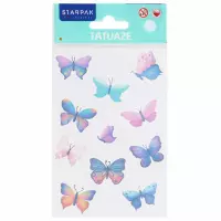 Ilustracja produktu Sticker Boo Tatuaż Zmywalny Dla Dzieci Motylki 584156
