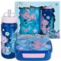 Ilustracja produktu Undercover Bidon 500ml Stitch & Angel STLO9913 + Śniadaniówka STLO9903 STLO9864 