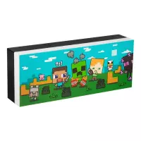 Ilustracja Lampka Minecraft - Bohaterowie Ilustracja Lampka Minecraft - Bohaterowie
