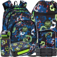 Ilustracja produktu CoolPack Zestaw Szkolny Football 5el. Plecak Prime Pro F162336 + Worek D070336 + Piórnik D076336 + Z17336 + Z18336