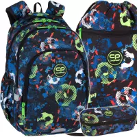 Ilustracja CoolPack Zestaw Szkolny Football 3el. Plecak Prime Pro F162336 + Worek D070336 + Piórnik D062336