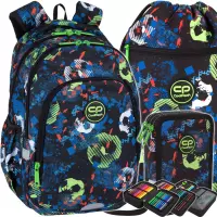 Ilustracja CoolPack Zestaw Szkolny Football 3el. Plecak Prime Pro F162336 + Worek D070336 + Piórnik D067336