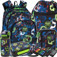 Ilustracja CoolPack Zestaw Szkolny Football 5el. Plecak Prime Pro F162336 + Worek D070336 + Piórnik D067336 + Z17336 + Z18336