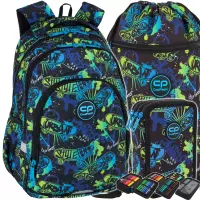 Ilustracja produktu CoolPack Zestaw Szkolny Skate Night 3el. Plecak Prime Pro F162930 + Worek F070930 + Piórnik F067930