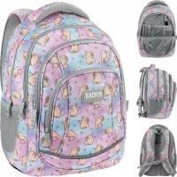 Ilustracja produktu BackUp Plecak Szkolny Kapibara Pastel PLB8A04