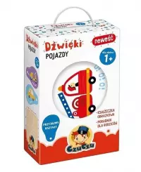 Ilustracja CzuCzu Dźwięki Pojazdy 1+ Ilustracja CzuCzu Dźwięki Pojazdy 1+