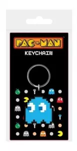 Ilustracja Brelok Gumowy Pac-man - Niebieski Duszek