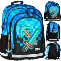 Ilustracja produktu Starpak Plecak Szkolny Pixel Blue 552609
