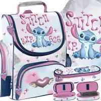 Ilustracja produktu  Paso Zestaw Szkolny 3el.Stitch Serce Tornister DS26ZZ-525 + Piórnik DS26ZZ-013 + Worek DS26ZZ-712