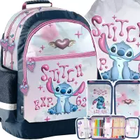Ilustracja produktu  Paso Zestaw Szkolny 3el.Stitch Serce Plecak DS26ZZ-116 + Piórnik DS26ZZ-P001 + Worek DS26ZZ-712