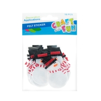 Ilustracja produktu Craft With Fun Ozdoba Dekoracyjna Bałwanki Filcowe Samoprzylepne 463709