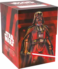 Ilustracja produktu Gamegenic: Star Wars Unlimited Card Game - Soft Crate - Pudełko na Karty - Darth Vader Unstoppable/Director Krennic
