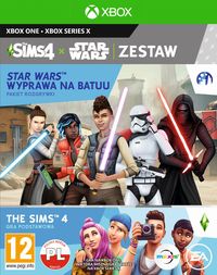 Ilustracja produktu The Sims 4 + The Sims 4 Star Wars : Wyprawa na Batuu (pakiet rozgrywki) PL (Xbox One)