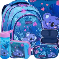Ilustracja produktu AstraBag Zestaw Szkolny 5el. Sweet Koala Plecak 502025002 + Worek 507025001 + Piórnik 503025003 + 511025001 + 511025002