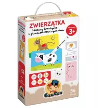 Ilustracja produktu CzuCzu Zwierzątka. Zabawy kreatywne z pisakiem 3+