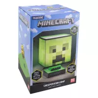 Ilustracja Lampa Minecraft Creeper z ładowarką USB