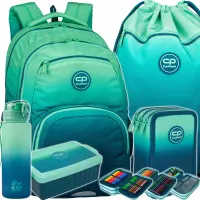 Ilustracja produktu CoolPack Zestaw Szkolny Gradient Blue Lagoon 5el. Plecak Pick F099690 + Worek F070690 + Piórnik F067690 + 56117CP + Z07690