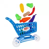 Ilustracja produktu Mega Creative Supermarket Nella Koszyk z Akcesoriami Niebieski 459473